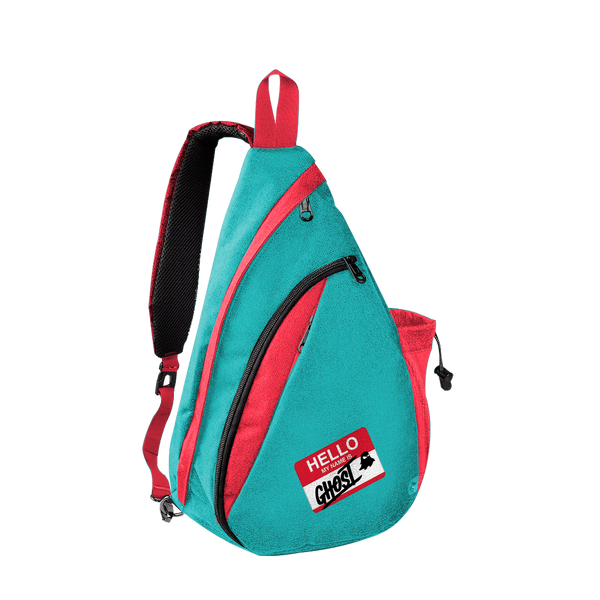 Multiple Zipper Pockets Sling Backpack with Shoulder Strap