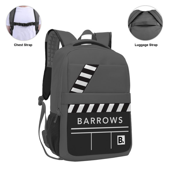 Custom Premium Laptop Backpack with Comfort Strap and Zipper Pocket