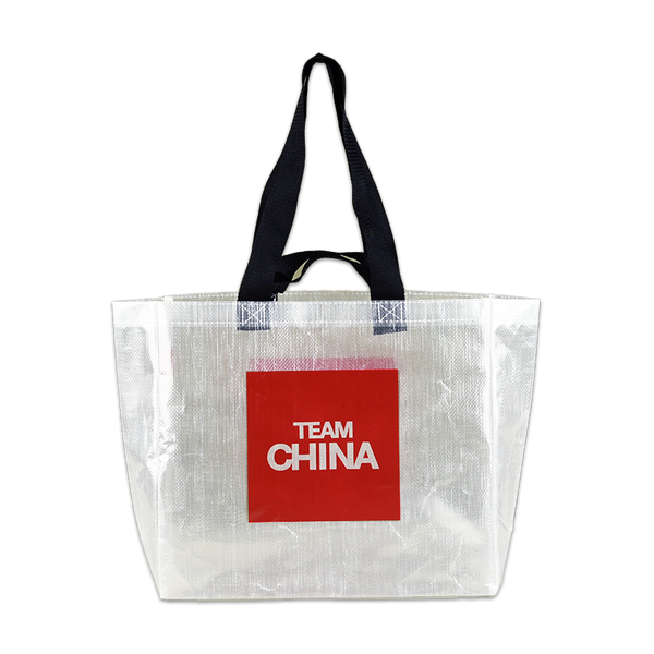 Custom Transparent PP Woven Tote Bag