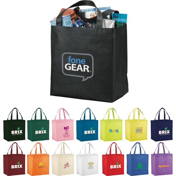 Custom Promotional Non Woven Carrier Totes