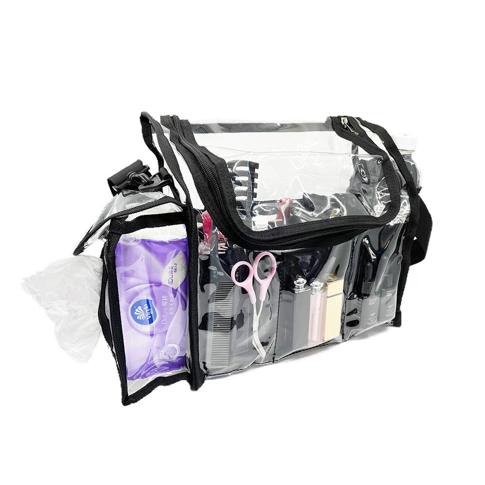 Clear Makeup Set Bag with Tissue Holder