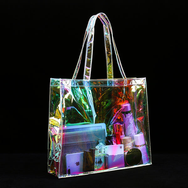 Clear Hologram shopping bag